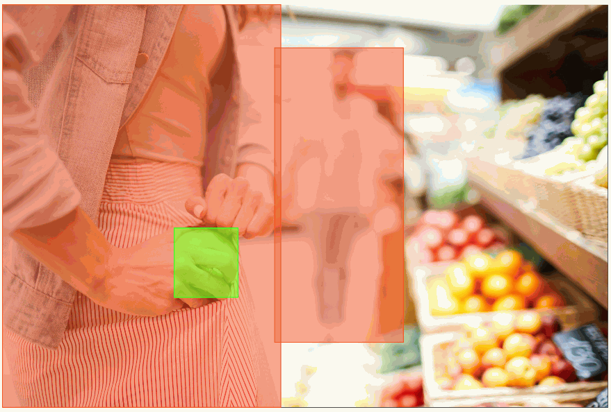detection of a shoplifting incident using computer vision