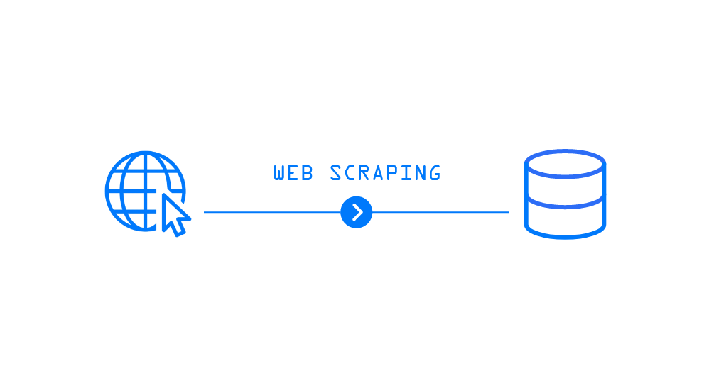 scrapinf of data from web and storing it on database